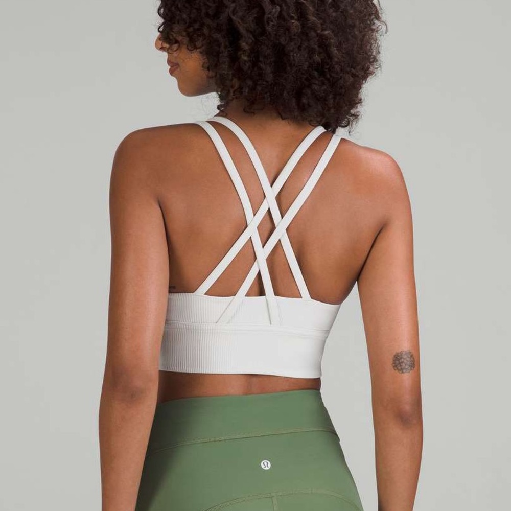 Lululemon Energy Longline Bra Ribbed Luxtreme *Medium Support, B–D Cups